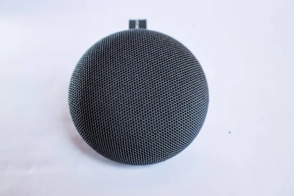 Portable speaker on isolated white background