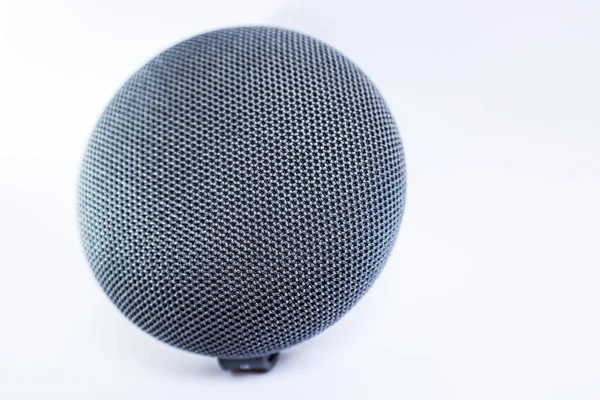 Portable speaker on isolated white background