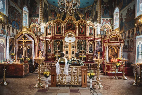 Odessa Ukraine Tammikuu 2015 Ukrainan Ortodoksinen Kristillinen Kirkko Saint Maria — kuvapankkivalokuva