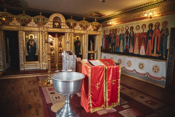 Odessa Ucrania Enero 2015 Iglesia Ortodoxa Cristiana Ucraniana Preparación Para — Foto de Stock