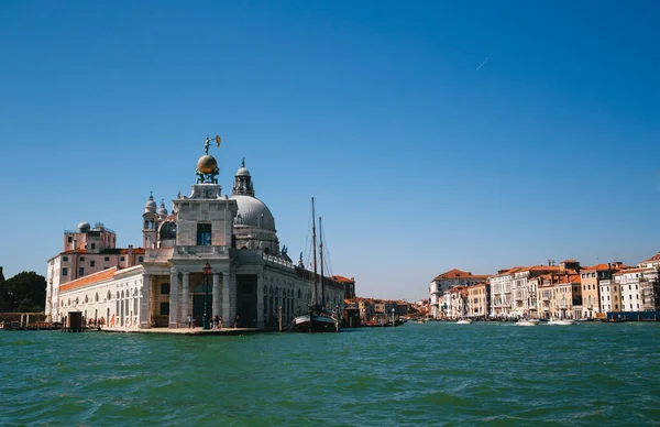 Venice Italy September 2018 Entrance Grand Canal Venice Punta Della — Fotografia de Stock