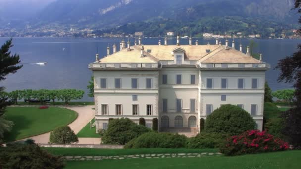 Fantastic View Gardens Villa Melzi Bellagio Lake Como One Most — Stockvideo