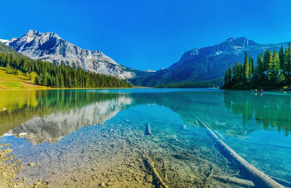 Emerald Lake Yoho National Park Canada — стокове фото