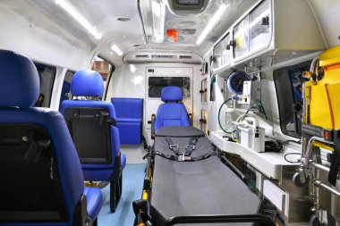 Acil durum ekipmanları ve cihazları, Ambulans içsel ayrıntıları.