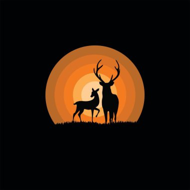 Geyik turuncu fikir tasarımı