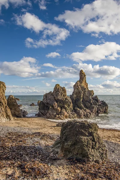 Howth Head Dublin Dublin Yarımadası Kayalıklar Koylar Kayalıklar Denizi Rlanda — Stok fotoğraf