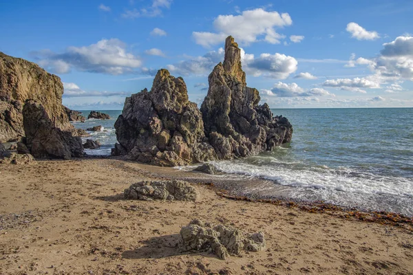 Peninsula Howth Head Dublin Dublin County Seashore Cliffs Bays Rocks — Stock fotografie