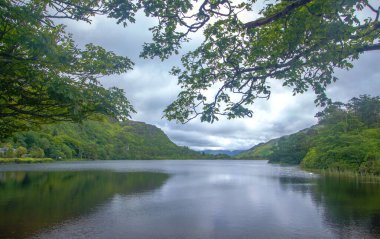 Connemara Ulusal Parkı, Parks Dağları, Connemara, İrlanda manzaraları
