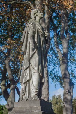 Glasnevin Cementery, Dublin objektiften, mezarlıkta, mezarlıkta, Dublin, İrlanda 'da, 24 Ekim 2015