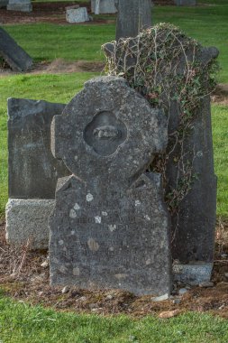 Glasnevin Cementery, Dublin objektiften, mezarlıkta, mezarlıkta, Dublin, İrlanda 'da, 24 Ekim 2015