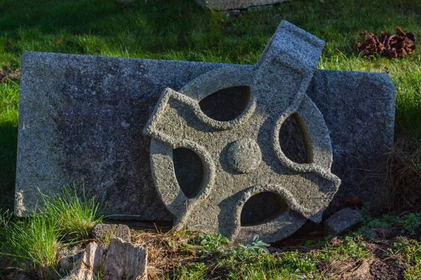 Glasnevin Cementery Dublin Lens Walking Cemetery Graveyard Avenues Dublin Ireland — Stock Photo, Image