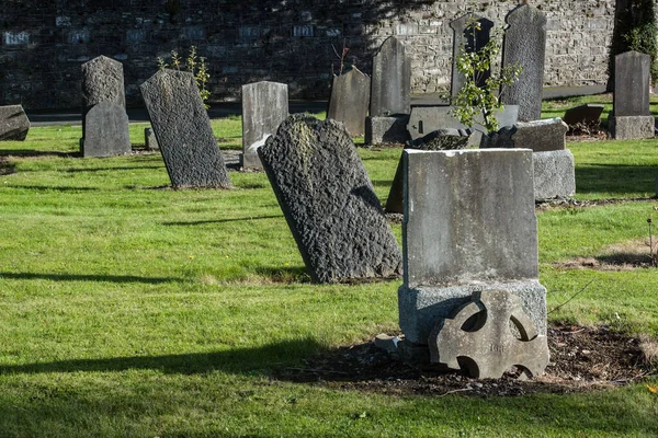 Glasnevin Cementery Dublin Lens Walking Cemetery Graveyard Avenues Dublin Ireland — Foto Stock
