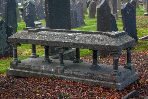 Glasnevin Cementery Dublin Lens Walking Cemetery Graveyard Avenues Dublin Ireland — Foto Stock