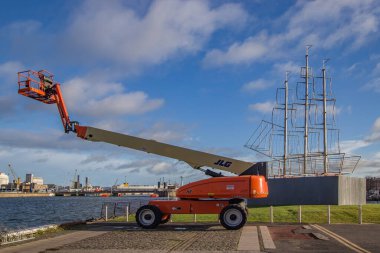 Docklands, Spencer Dock, Capital Dock,  Sir John Rogerson's Quay, City Quay, Custom House, Docklands in pandemium covid-19, 4 December, 2021, Dublin, Ireland