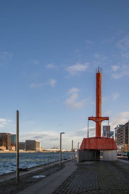 Diving Bell, Spencer Dock, Capital Dock,  Sir John Rogerson's Quay, City Quay, Custom House, Docklands in pandemium covid-19, 4 December, 2021, Dublin, Ireland