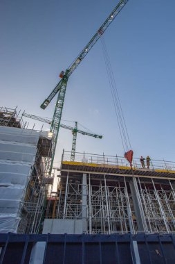 Docklands in Dublin, covid-19, new investments in docklands, new construction works in Dublin, 4 December, 2021, Dublin, Ireland