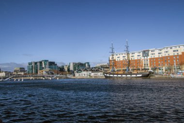 Famine Ship Jeanie Johnston, Famine ship museum,  Irelands Great Famine, Memorial to the Great Famine Victims in Dublin, 4 december, 2021, Dublin, Ireland