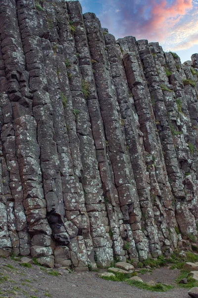 Giganten Des Causeway Steinsäulen Land Der Mythen Und Legenden Nordirland — Stockfoto