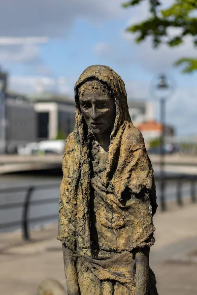 Dublin County Dublin Juni 2021 Het Grote Hongersnood Bronzen Beeld — Stockfoto