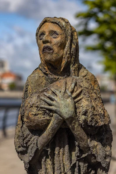 Dublin County Dublin Juni 2022 Grote Hongersnood Bronzen Sculptuur Custom — Stockfoto