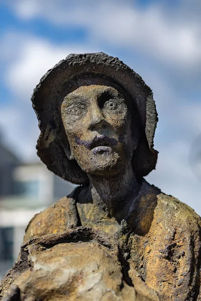 Dublin County Dublin Juni 2022 Grote Hongersnood Bronzen Sculptuur Custom — Stockfoto