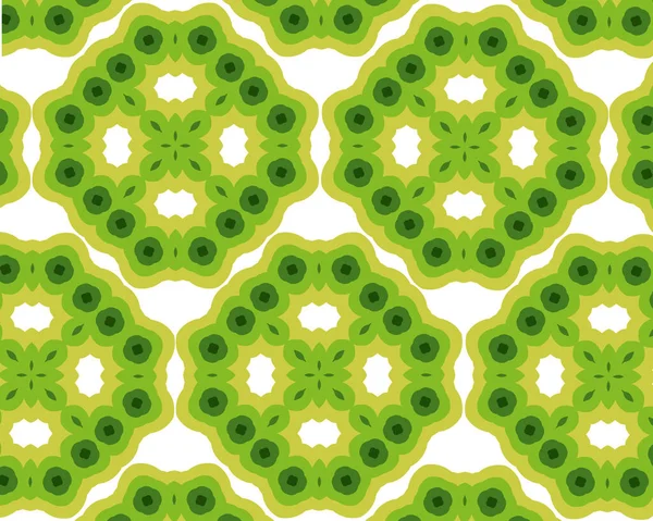 Hintergrund Mit Einem Grünen Muster Von Rautenformen — Stockvektor