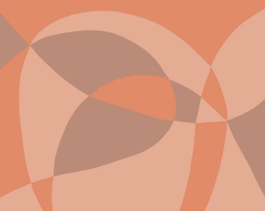 Turuncu renklerin soyut şekilleriyle vektör arkaplanı.