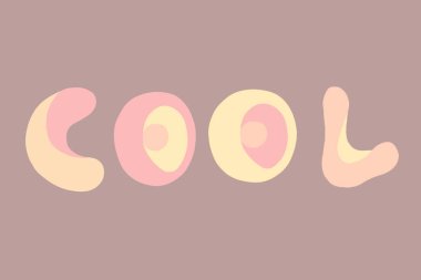 Vector illustration design of the inscription cool.