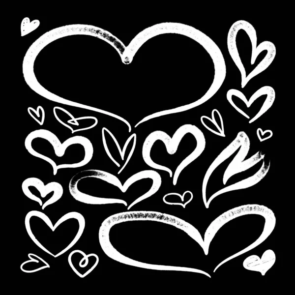 Kalp ikonu. grafiti stili sprey tasarım ögesi.