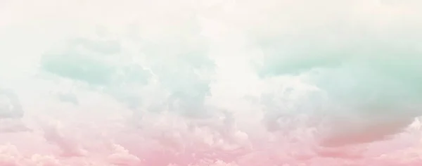 Abstrakte Weich Bewölkt Hintergrund Mit Pastellfarbenem Farbverlauf — Stockfoto