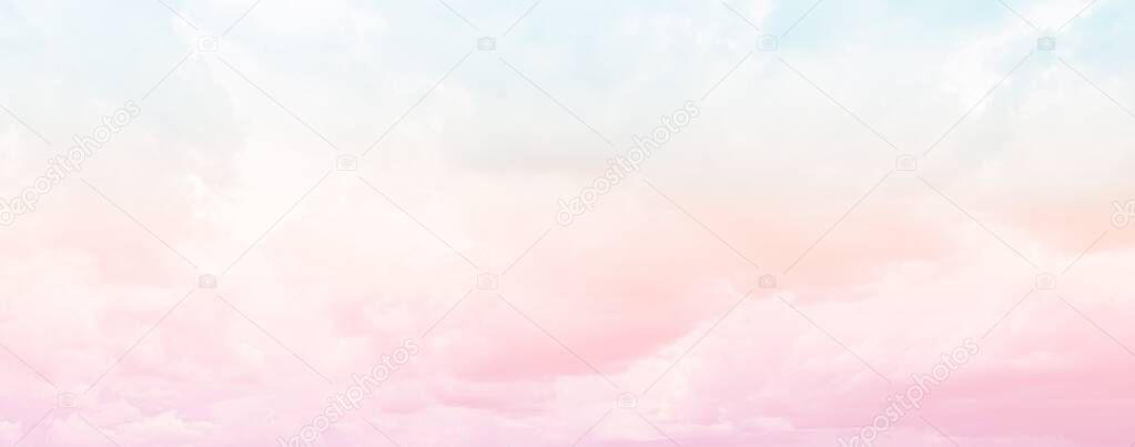 abstract soft cloudy background with pastel gradient color