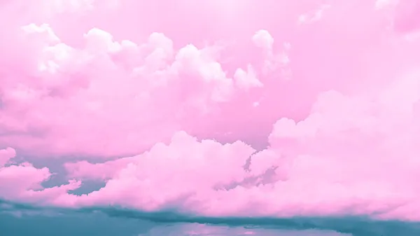 Pastel Blue Pink Sky Beautiful Romantic Background Dreamy Background — Stock Photo, Image