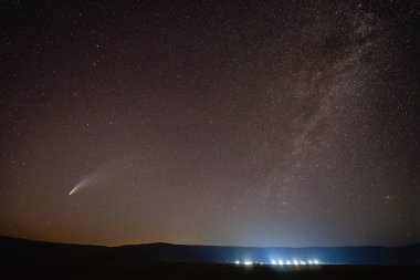 Arpi Gölü, Ermenistan 'da gece vakti Samanyolu' nun nefes kesici manzarası