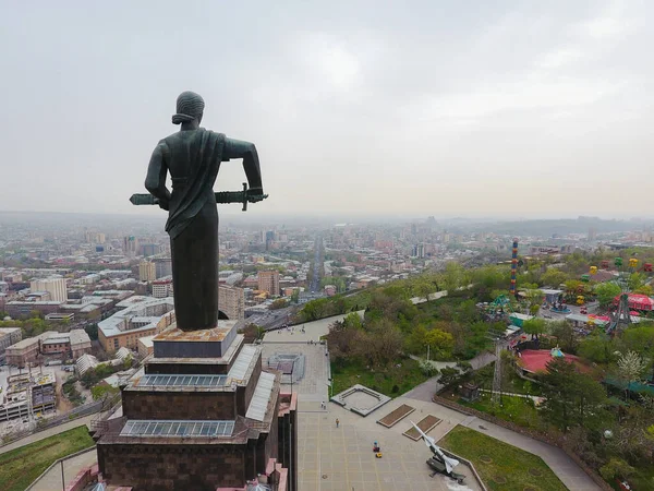 Mother Armenia Statue Victory Park Yerevan Armenia — Foto de Stock