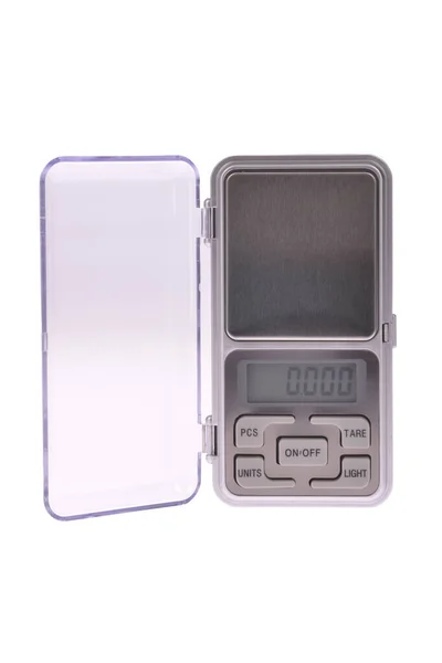 Electronic Digital Pocket Scale Weighing Scale Jewelers — Stockfoto