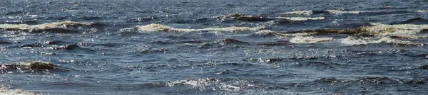 The surface of the reservoir, panorama. Background, water surface. — Stock Photo, Image