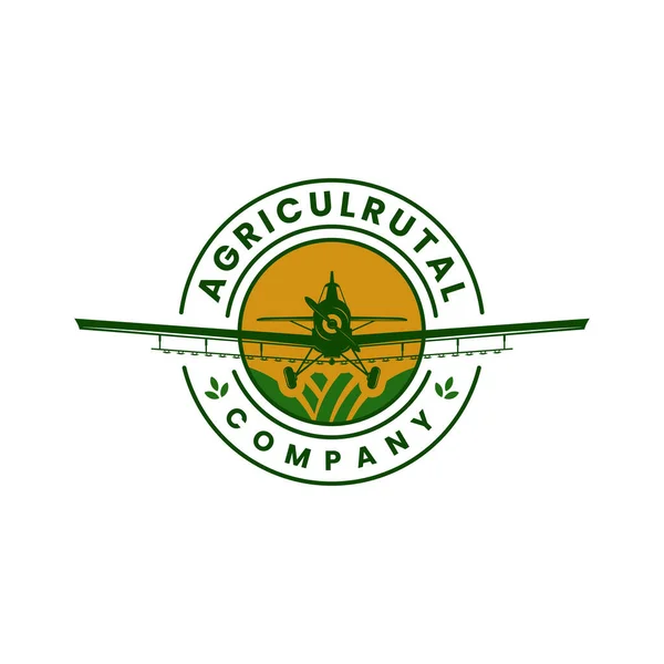 農業会社のロゴデザインのインスピレーション — ストックベクタ