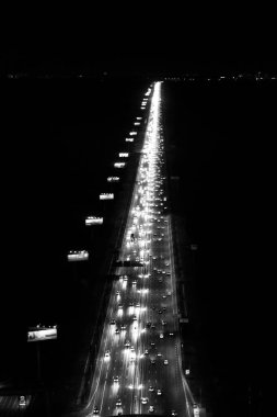 Helikopterden MKAD karayolu