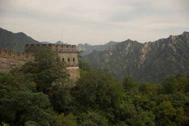 Pekin bölgesindeki Çin Seddi 'nin gözetleme kulesi.