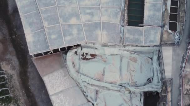 Spanya Nın Bask Bölgesindeki Aana Nın Tuzlu Düzlüklerinin Hava Görüntüsü — Stok video