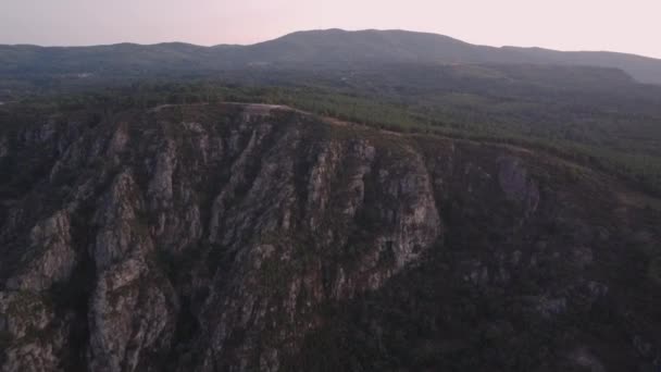 Falésias Montanhas River Sil Ribeira Sacra Galiza Espanha Imagens Alta — Vídeo de Stock