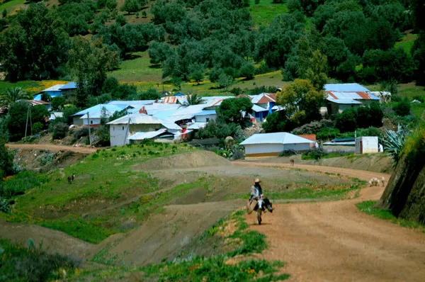 Vida Rural Marrocos Aldeia Norte — Fotografia de Stock