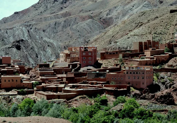Atlas Obec Maroko Venkovský Život Tamazight — Stock fotografie