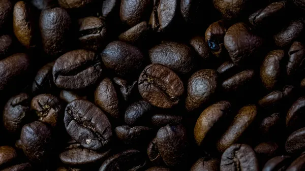 Boabe Cafea Prăjire Cafea Proaspătă Gustul Natural — Fotografie, imagine de stoc