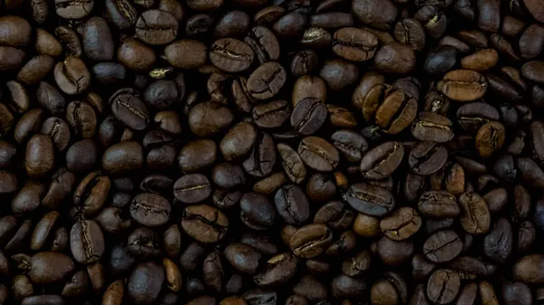 Kávové Zrno Čerstvé Pražení Kávových Zrn Ranní Nápoj Pro Labužníky — Stock fotografie