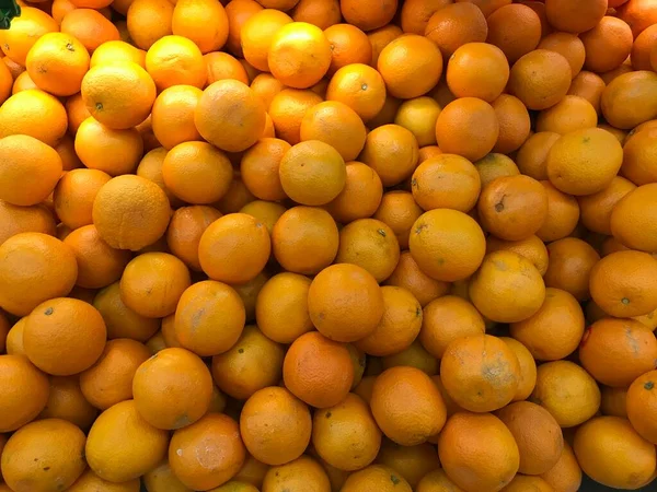 Focado Mandarina Fresca Monte Textura Laranjas — Fotografia de Stock