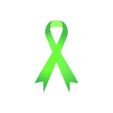 green glowing ribbon vector illustration