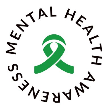 Mental Health Awareness Month in May. Annual campaign in the United States. Raising awareness of mental health.