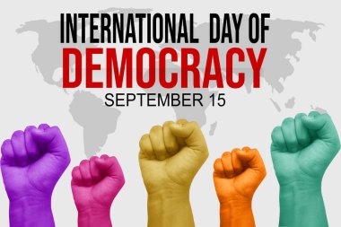 Birleşmiş Milletler 15 Eylül 'ü Uluslararası Demokrasi Günü olarak işaretledi. Bugün BM tüm hükümetleri demokrasi ilkelerini desteklemeye ve sürdürmeye çağırıyor..