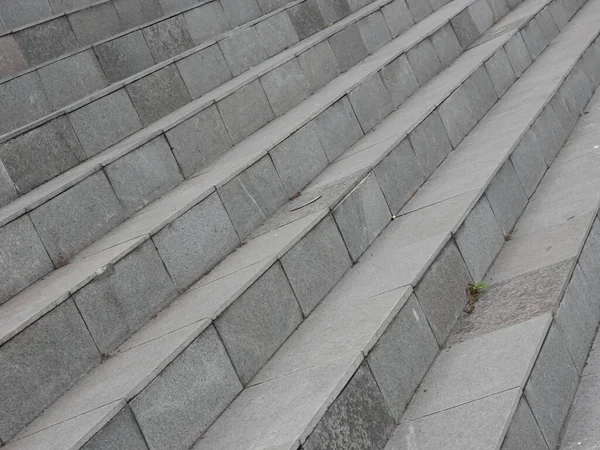 Stenen Trap Voor Mensen Neer Lopen Moderne Architect Stijl Met — Stockfoto